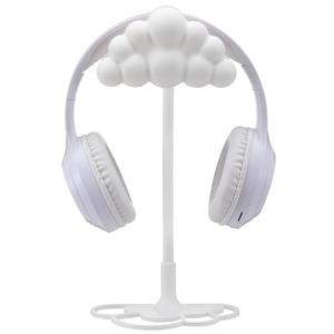 Yookeer Cloud Headphone Stand 3D White Cloud Cute Headphone Decor for Gamer Room Office Desk Gaming Gifts for Women Girlfriend Office Worker