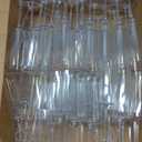 Ciaell 36 Pack Plastic Champagne Flutes - 6 Oz Disposable Champagne Glasses - Square Clear Plastic Toasting Glasses for Party Birthday Anniversary Wedding