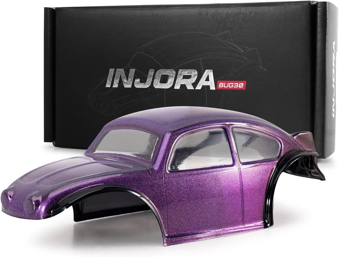 INJORA BUG30 Body Shell with Magnetic Mount for 1/30 Axial SCX30 (Purple)