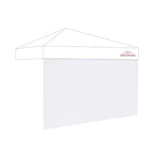 Benass Replacement Sidewalls for 10x10 Pop Up Canopy with 1" Velcro Strip (1 Pack, White)