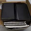 Jutom 54 Pcs Small Spiral Notebooks Memo Pads 3x5 Bulk Small Pocket Notebooks Mini Notepads with Lined Pages Mini Journals for Christmas Office School Work Supplies, 120 Pages (Black)