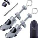 cyrico Shoe Stretcher Men 4-way Shoe Expander Widener Shoe Tree Shape for Wide Feet (Grey for Shoes Size Us 9.5-13)