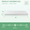 PayLessHere Queen Size Mattress,Fiberglass Free 6 Inch Green Tea Cooling Gel Memory Foam Mattress in a Box,Medium-Firm,Pressure Relief&Temperature Regulation,CertiPUR-US Certified,White