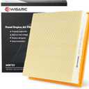 WISAMIC Engine Air Filter CA10755 Replace for Some Lexus, Toyota, Jeep Non-Diesel, Dodge and Camry models, Provides Up to 12 Months or 12,000 Miles Filter Protection