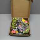 HOHOTIME 6FT Tulip Flower Garland with Eucalyptus, Artificial Spring Floral Vines for Mantle Wedding Porch Staircase Indoor Decor, Fake Wildflower Home Decoration (Pink Yellow Tulip)