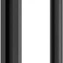 9.5''/24CM Sliding Barn Door Handle Double Sided Pull and Flush Barn Door Embedded Invisible Alloy Steel Frosted Black