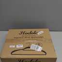 6 Pack Velvet Suit Hangers for Men with 360 Rotating Hooks, Space-Saving Non-Slip Jacket Hangers for Dress, Pants, Shirts, Skirts, Ties (Black)