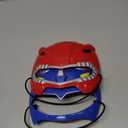 Power Rangers Masks Set - Bundle 2 Pack with Red and Blue Power Ranger Masks for Dress Up Pretend Play, Stickers, More | Costume Accessories for Kids