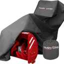Tough Cover Snow Blower Cover - 600D Snowblower Covers Waterproof Outdoor, Heavy Duty Snow Thrower Cover Universal Fit for EGO, Honda, Ariens, Ryobi, Troy Bilt, Snow Joe, Toro, and PowerSmart (Premium - Black)