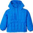Amazon Essentials Boys Quilted Pullover Jacket (XX-Large, Bright Blue)