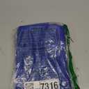 DONREN 2 Panels Royal Blue Valances for Bedroom - Small Window Rod Pocket Curtain Valances(42 by 12 Inch,2 Panels)