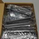 Ravinte 30 Pack Matte Black Cabinet Pulls, 5 Inch (128mm) Hole Center Slim Kitchen Handles, Square Drawer Pulls for Cabinets & Cupboards, Hardware