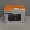 30W X 2 Powered Bookshelf Speakers - 3.5-RCA Input for Turntable, TV, PC, Record Player Speakers With 4 Inch Woofer & Wall Mounted (Black)