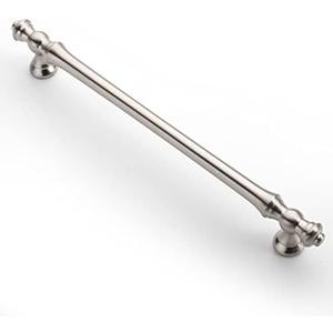 Asidrama 6 Pack 7.5 Inch(192mm) Brushed Satin Nickel Kitchen Cabinet Handles, Cabinet Pulls Kitchen Cabinet Hardware for Cupboard Drawer Pulls