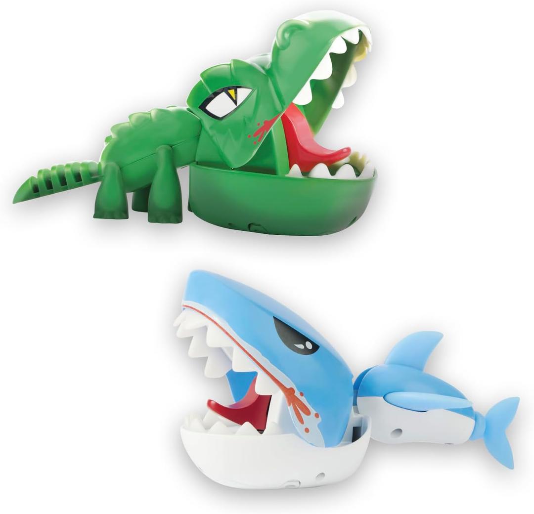 Untamed Bite Club Interactive Shark & Crocodile 2-Pack Prank Toy (Ages 5+) Untamed Bite Club Interactive Shark & Crocodile 2-Pack Prank Toy (Ages 5+)