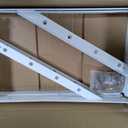 8 Pack 20 Inch White Heavy Duty Shelf Brackets with Screws Heavy Duty Shelf