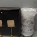 Rechargeable Table Lamp, 2-Pack, 8000mAh, Dimmable, Ambient Light, 2700K, Touch Control, Portable, LED, Wireless, Cordless, Battery Operated, Desk Lamp, Kitchen Lamp, Fabric Shade, for Dining Room