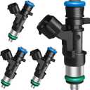 Fuel Injectors Fits For: Nissan Altima/Sentra/Rogue/Rogue Select L4 2.5L 2007-2015, 0280158130(4 Pcs), Black