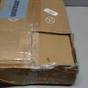 NEWBULIG Night Stand, Small Dresser with Two Fabric Drawers & Wooden Top, Bedside Table End Table for Bedroom Living Room, College Dorm Side Tables Living Room Nightstands, Brown (11.8"D x 18"W x 20"H(1P))