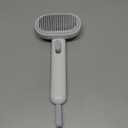 aumuca Cat Brush for Shedding, Cat Brushes for Indoor Cats, Cat Brush for Long or Short Haired Cats, Cat Hair Brush Cat Grooming Deshedding Brush for Dog Kitten Horse Massage Removes Loose Fur, White