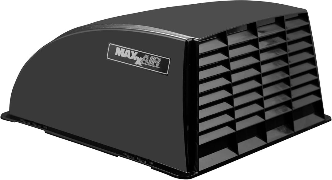 MAXXAIR Maxx I+ Vent Cover for RV Roof Vents - Sleek, Updated Design, Easy Installation, Zero-Leak Protection, Compatible with Many Popular Roof Vents, Black (00-933052)