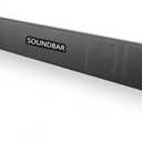 Portable Soundbar for TV/PC, Outdoor/Indoor Wired & Wireless Bluetooth 5.0 Speaker with Remote Control and Optical Cable, 30W Home Theater Sound bar with Built-in Subwoofers for Projector