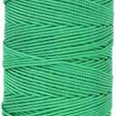 100g Three Strands of Nylon Thread, Twisted Thread, Hooked Hat, Shoe Thread, Car Seat Cushion, Ice Silk Yarn(Fruitgreen)