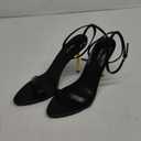 Nine West Women's Reina Heeled Sandal (11, Black)