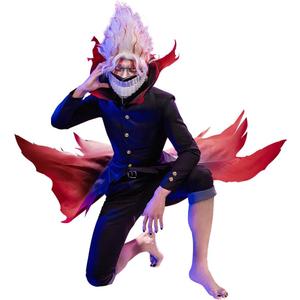 KIRA KIRA Okarun Cosplay with Mask Upgraded Doki-SR Dandadan Takakura Ken Okarun Cosplay Costume for Halloween (Small)