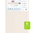 Delta Children CleanEarth Certified Organic Crib and Toddler Mattress – GOTS Certified, Non-Toxic Breathable Baby Mattress - Regulates Temperature