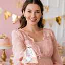 Baby Shower Favors 50 Sets for Guests  1.18oz Acrylic Shot Glasses Bulk with Organza Bags & Thank You Tags  Baby Shower Party Favor for Gender Reveal Party(Pink) (Girl)