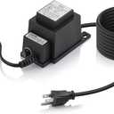 Alpine Corporation Outdoor 60W Replacement Transformer for Fountains and Lights