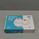 Paruu Hands Free Breast Pump P16, Wearable Breast Pump Electirc Portable with 4 Modes & 12 Levels, Max 309mmHg Strong Suction 19/21/24mm Flange Inserts Wearable Breastfeeding Pump, 2 Packï¼ˆNude