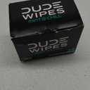 DUDE Wipes - On-The-Go Flushable Wipes - 1 Pack, 30 Wipes - Mint Chill Extra-Large Individually Wrapped Adult Wet Wipes - Eucalyptus & Tea Tree Oil - Septic and Sewer Safe