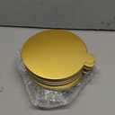 5 Inch Round Cake Board with Tab Mini Pastry Reversible Waxed Cake Board Mini Dessert Bases for Dessert Display Trays Pastry Plates(Gold and Black)