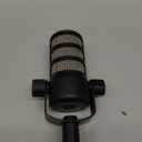 RDE PodMic Cardioid Dynamic Broadcast Microphone with Integrated Swing Mount for Podcasting, Streaming, Gaming, and Voice Recording, Black