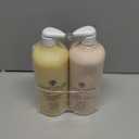 Hairitage Biotin + Castor Oil Shampoo and Conditioner Set - Volume + Moisture - Sulfate Free + Color Safe - Women + Men Hydrating Repair Shampoo Conditioner