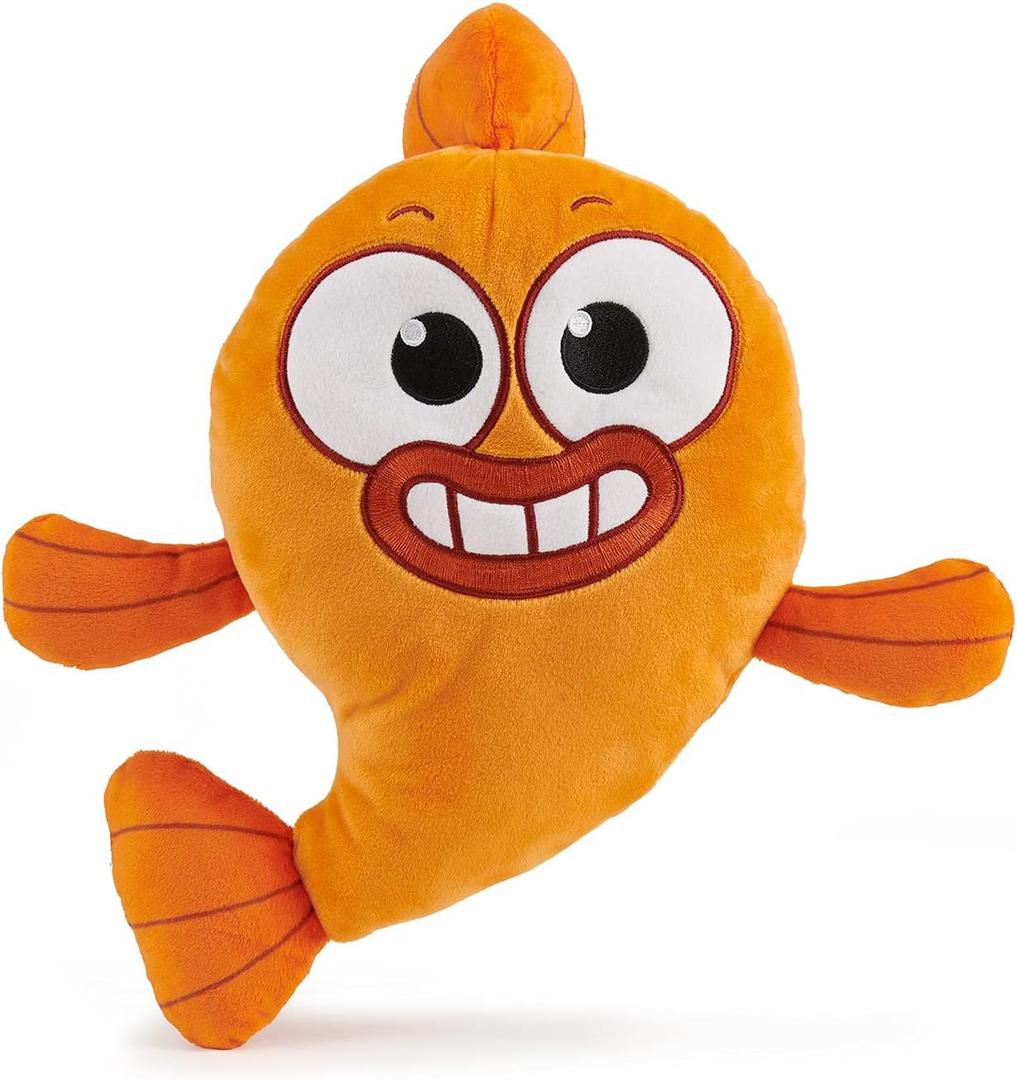 WowWee Pinkfong Baby Shark Offical 12" Fin Friend Plush with Sound - William, Orange