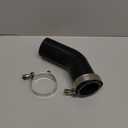 YSIL 2" ID 45 Degree Elbow Coupler Silicone Hose 4-Ply Reinforced Turbo Intercooler Intake Piping with T-Bolt Clamps 5MM Thickness 4" Length