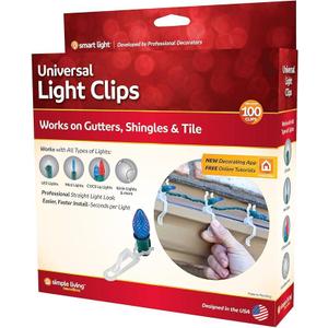 Universal light clips 100pcs(2 pack)