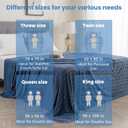 OIGAE Cooling Blanket for Hot Sleepers - Soft & Lightweight Summer Cold Blanket for Night Sweats | Perfect for Bed, Couch, Sofa (Dark Blue, Queen 90" x 90")