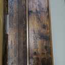 upsimples Floating Shelves for Wall, Wall Shelves for Decor Storage Set of 6, Wall Mounted Wood Shelves for Bedroom, Living Room, Bathroom, Kitchen, 23.6 inch Long Picture Ledge Shelves, Brown (23.6in, Brown)