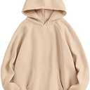 ANRABESS Women Hoodies Oversized Fleece Long Sleeve Comfy Casual Basic Pullover Sweatshirts 2025 Fall Outfits Y2K Clothes size S