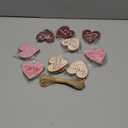 Beeveer 45 Pcs Christian Valentine's Day Decorations Wooden Bible Verse Heart Ornaments Hanging Religious Heart Shaped Valentines Tree Ornament with Rope for Church Gift Wedding Home Decor(Vintage)