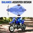 Dirt Pit Bike Training Wheels 50cc Adjustable Universal for CRF50 MX125 MX350 MX400 PW50 XR50 Kayo KMB60 Z50 TTR50 SYX 50cc Mini Bike Motorcycle