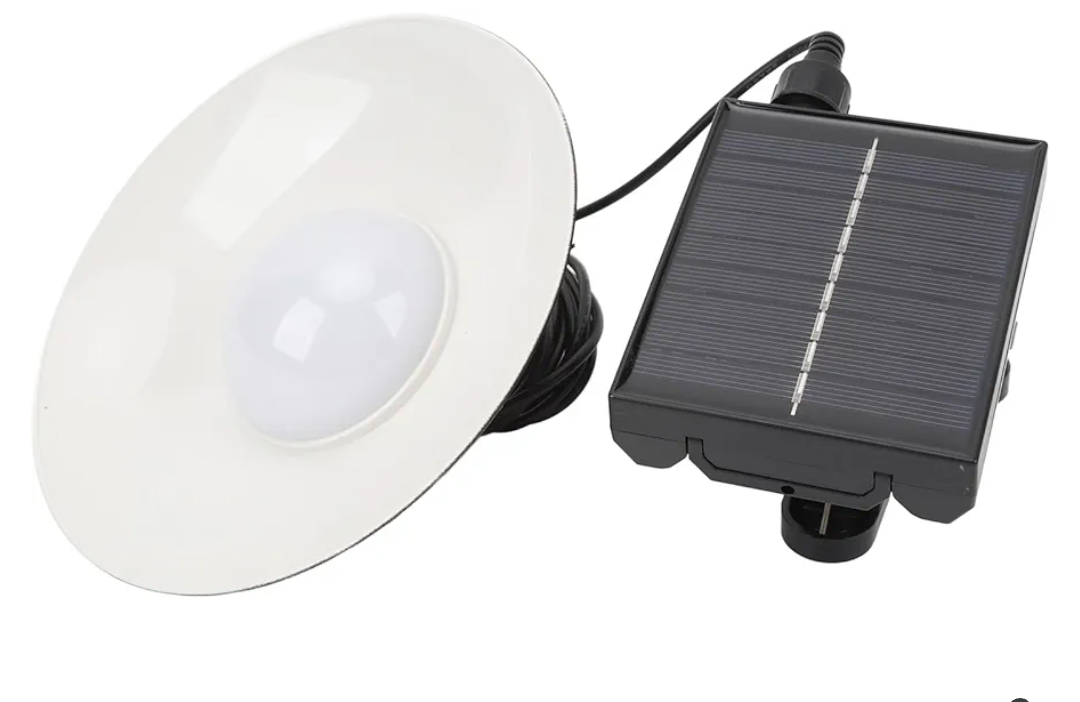 Solar Umbrella Lights, Patio Umbrella Lights ABS with Battery Display Solar Umbrella Lights Outdoor for Camping Garden