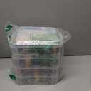 New brothread 80 Spools 500m Each Embroidery Machine Thread with Clear Plastic Storage Box - Colors Compatible with Janome and Robison-Anton Colors