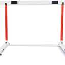 Adjustable Track and Field Hurdles Height Sports Training Hurdle with Counterweight Heavy Duty Track and Field Equipment Practice Training from 30 to 42 Inch for Athletes Adults (1 pc)