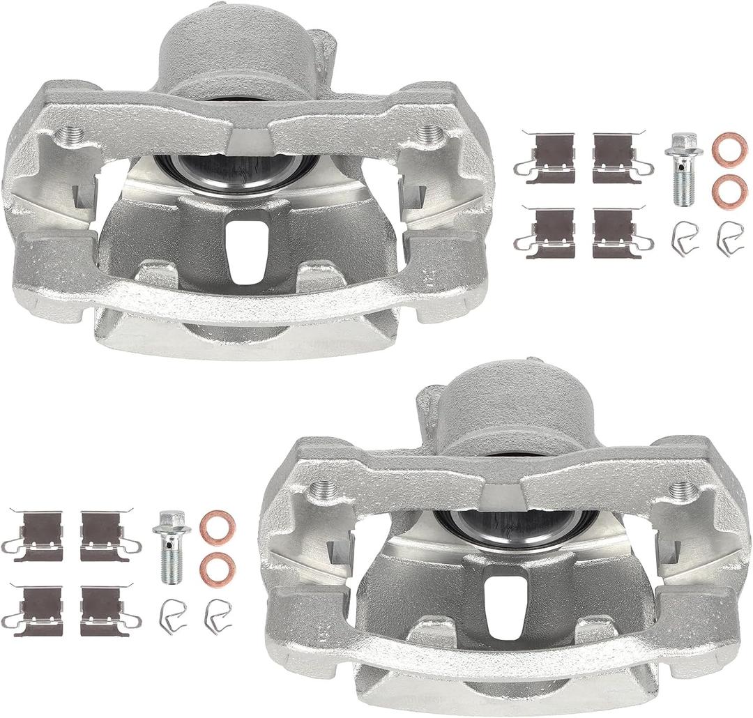 Autoround 19B3434 19B3435 Front Brake Caliper Assembly with Bracket Compatible with Toyota Corolla 2009-2019/ Matrix 2009-2014, Pontiac Vibe 09-10, Scion xD 08-14, Driver and Passenger Side