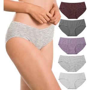 Altheanray Womens Underwear Cotton Seamless Soft Hipster Panties Ladies Mid Rise Bikini (Large) Altheanray Womens Underwear Cotton Seamless Soft Hipster Panties Ladies Mid Rise Bikini (Large)